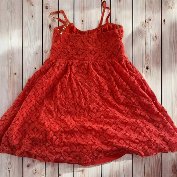 Three Pink Hearts Coral Button Dress - Size XS (A7) - Picture 5 of 5